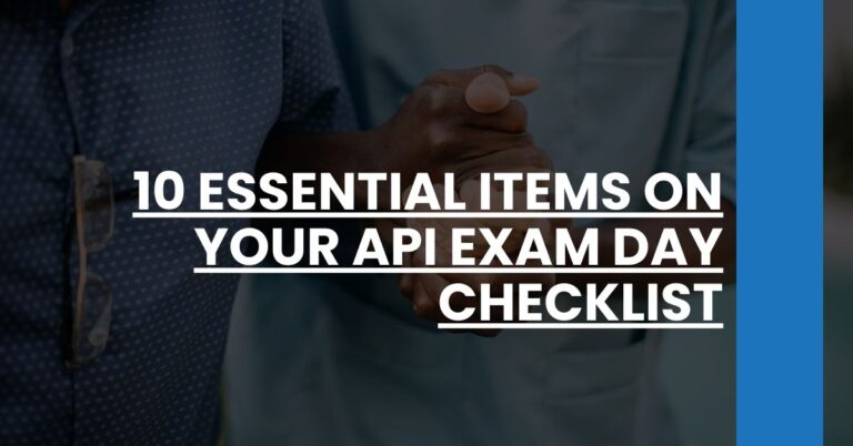 10 Essential Items on Your API Exam Day Checklist Feature Image