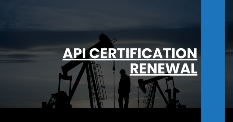 API Certification Renewal