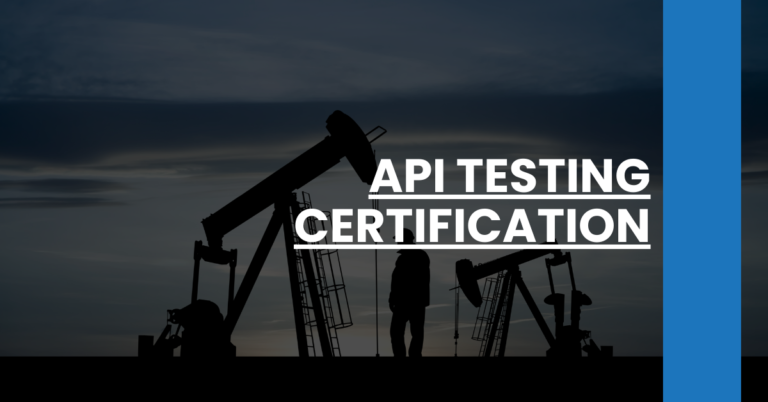 API Testing Certification