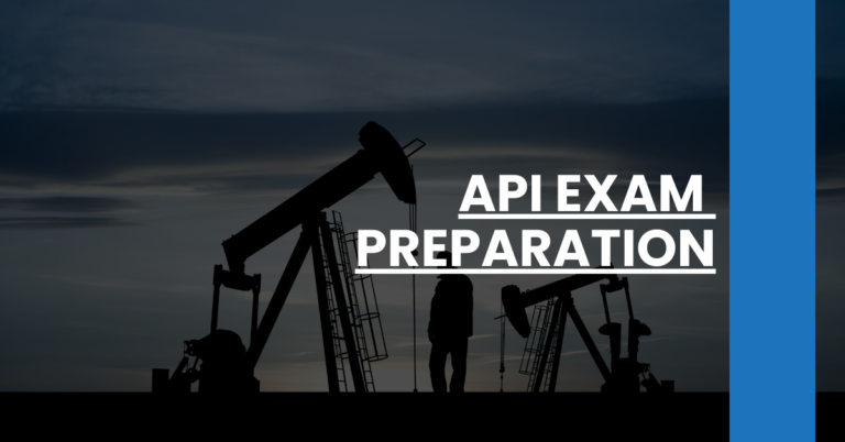 API Exam Preparation