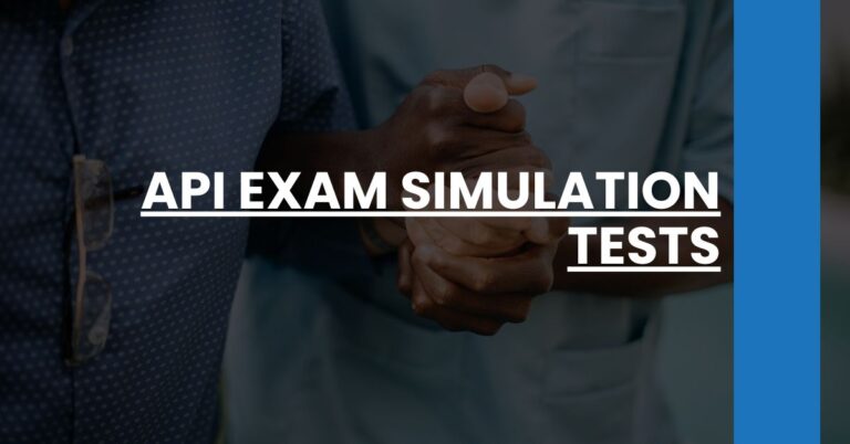 API Exam Simulation Tests