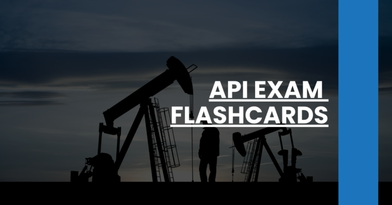 API Exam Flashcards